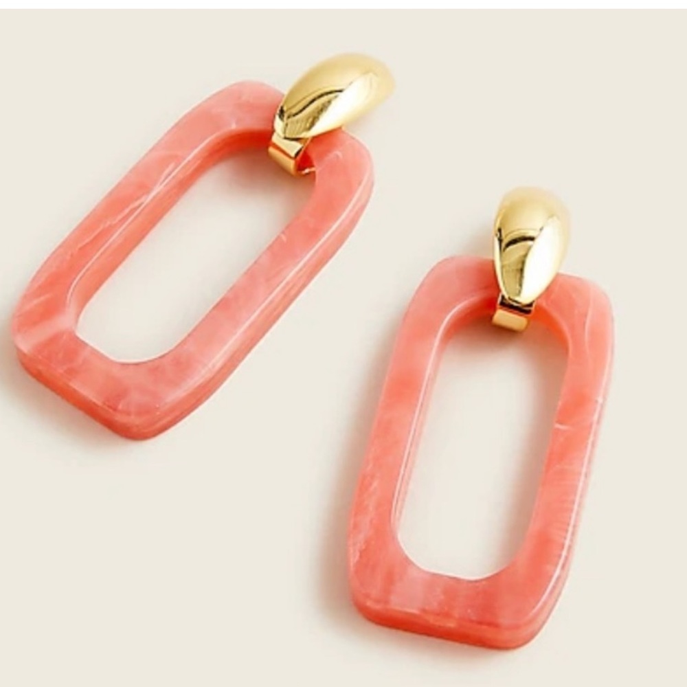 NWT J. CREW MADE IN ITALY RECTANGLE EARRINGS